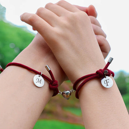 Engraved Love Letter Bracelets