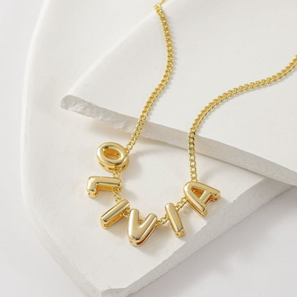 Bubble Name Necklace