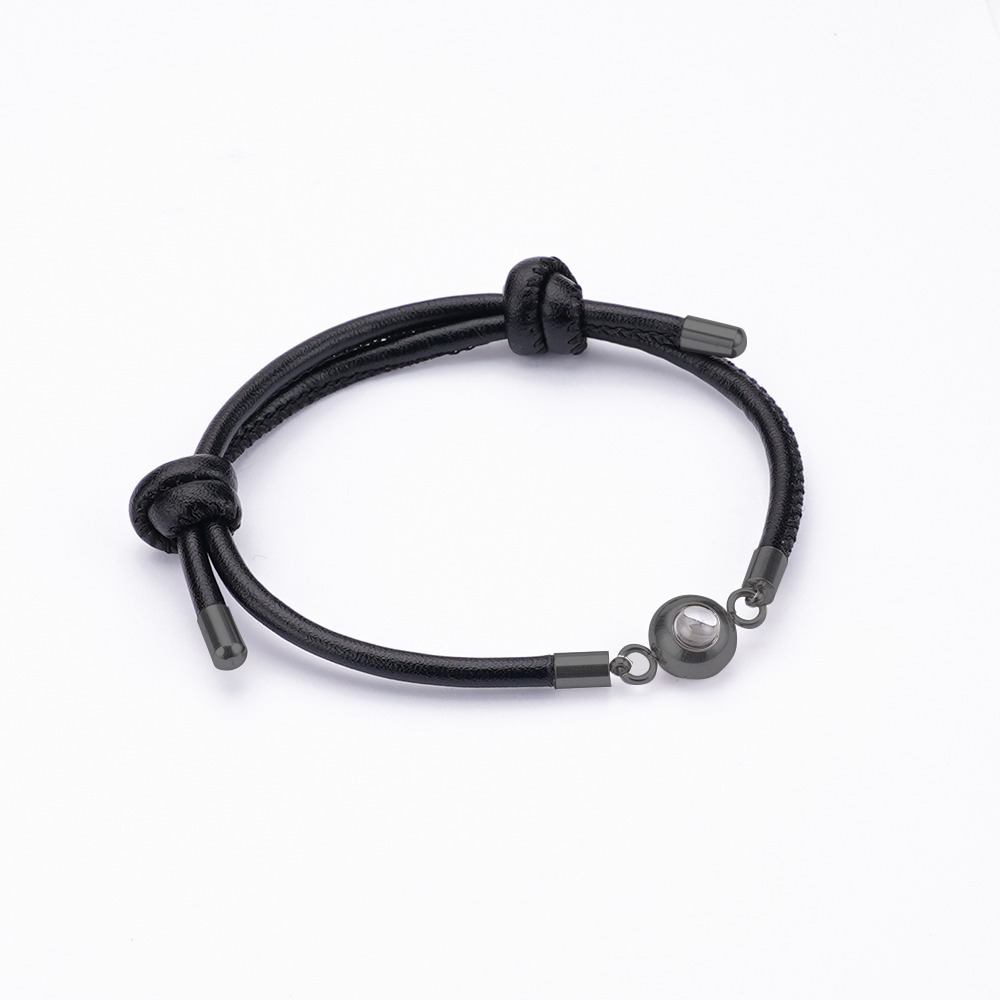 Leather Projection Bracelet (With Gift Box)