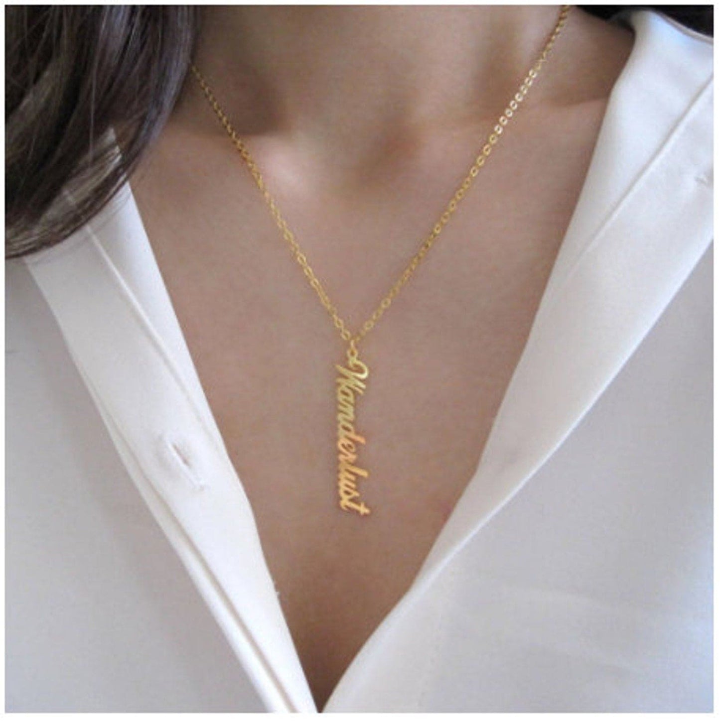 Elegant Cursive Name Necklace