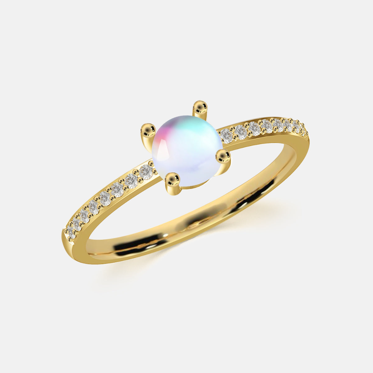 Celeste Moonstone Ring