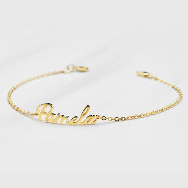 Signature Name Anklet