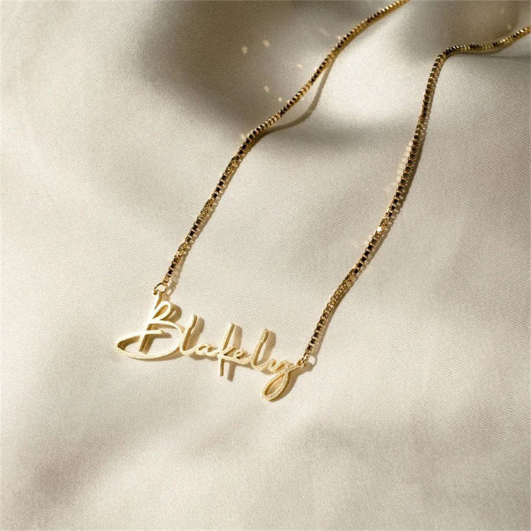 Custom Signature Name Necklace