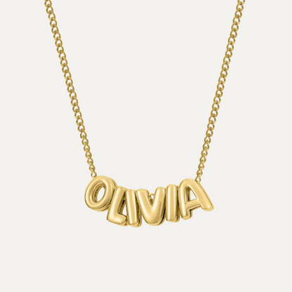 Bubble Name Necklace