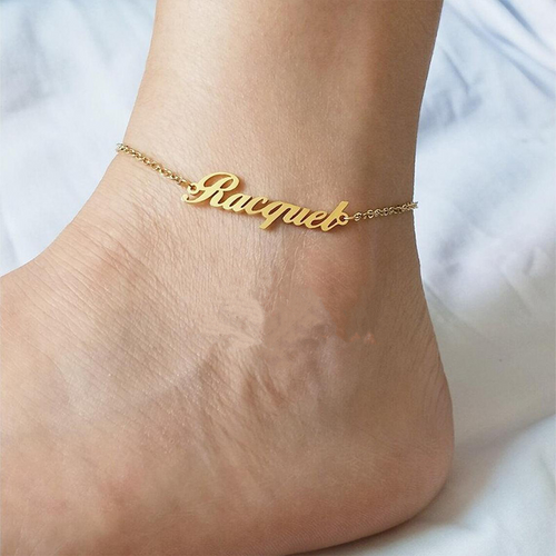 Signature Name Anklet