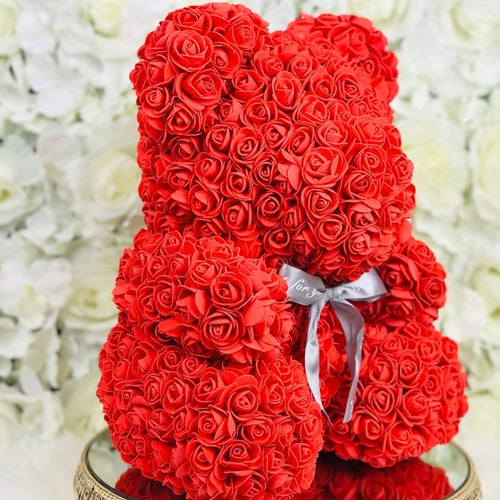 Luxury Rose Bear with Gift Box